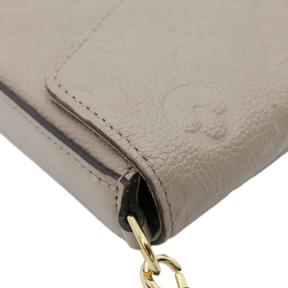 Louis Vuitton  Felicie Pochette Monogram Empreinte Crossbody Bag Beige - Picture 6 of 13